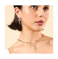 Sohi Gold-Plated Stones Jewellery Set