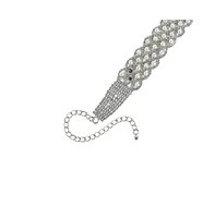 Sohi Pearl Crystal Choker Necklace