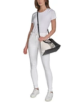 Calvin Klein Granite Convertible Pleated Satchel