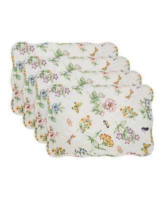 Lenox Butterfly Meadow 13" x 19" Quilted Placemat Set of 4