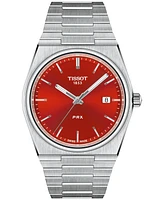 Tissot Men's Swiss Prx Quartz Stainless Steel Bracelet Watch 40mm