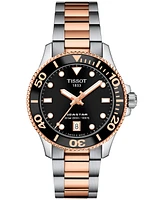 Tissot Women's Swiss Seastar 1000 Two-Tone Stainless Steel Bracelet Watch 36mm