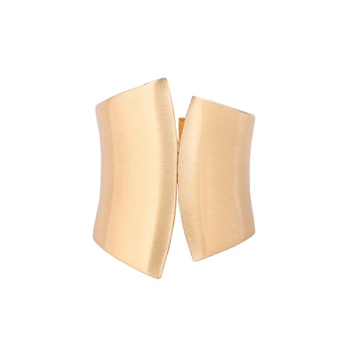Sohi Gold-Plated Statement Cuff Bracelet