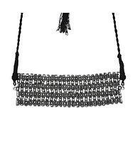 Sohi Oxidised Statement Choker Necklace