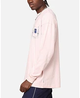 Carre Men's Floral Pocket Oversized Long Sleeve T-Shirt