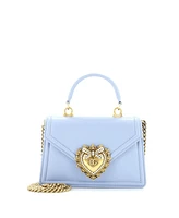 Pre-Owned Dolce & Gabbana Small Devotion Top Handle Bag Leather