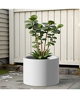 Corten Steel Raised Garden Bed Kit - 15.5" x 20" - White