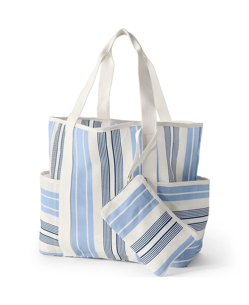 Lands' End Large Mesh Beach Tote
