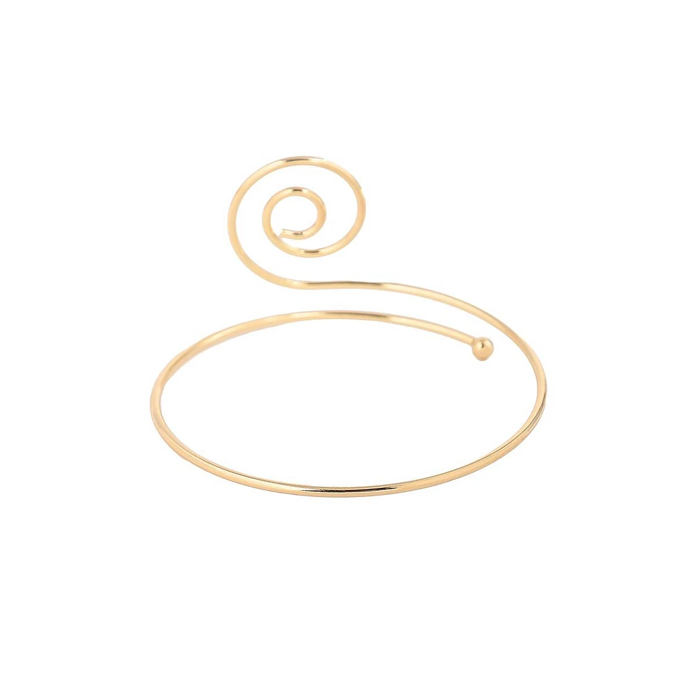 Sohi Gold-Plated Swirl Armlet
