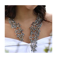 Sohi Crytstal-Cluster Statement Necklace