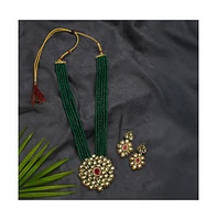 Sohi Stone-Block Jewellery Set