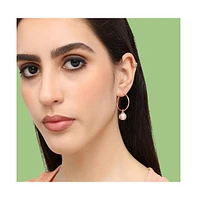 Sohi Snowball Drop Earrings