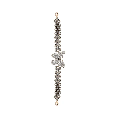 Sohi Crystal Butterfly Bracelet