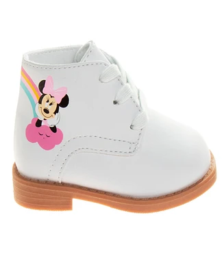 Disney Toddler Girls Minnie Mouse Lace Up Walking Shoe