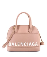 Pre-Owned Balenciaga Small Logo Ville Bag Leather