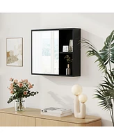 Bathroom Medicine Cabinet with Single Mirror Door