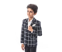 Elie Balleh Toddler Classic Sports Coat Jacket - Navy