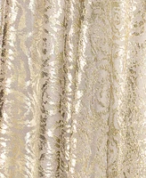 Betsy & Adam Women's Metallic One-Shoulder Dress