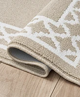 Nautica Collin Trellis Border Tufted 2-Pc. Runner Rug Set