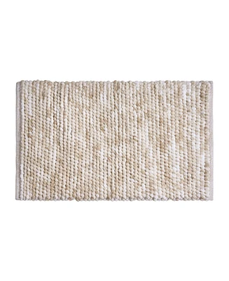 French Connection Space Dye Chunky Chenille Bath Rug, 20" x 32"