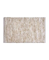 French Connection Space Dye Chunky Chenille Bath Rug
