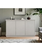 Wooden Sideboard with Beaded Trim - Elegant Storage
