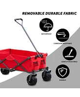 Folding Utility Wagon - Customizable Color