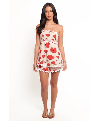 Petal and Pup Women's Romia Strapless Playsuit