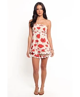 Petal and Pup Women's Romia Strapless Playsuit