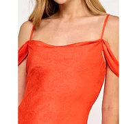 Bcx Juniors' Off-The-Shoulder A-Line Dress
