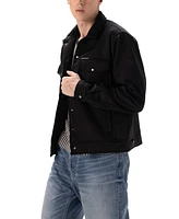 Members Only Men's Soft Shell Shirt Jacket