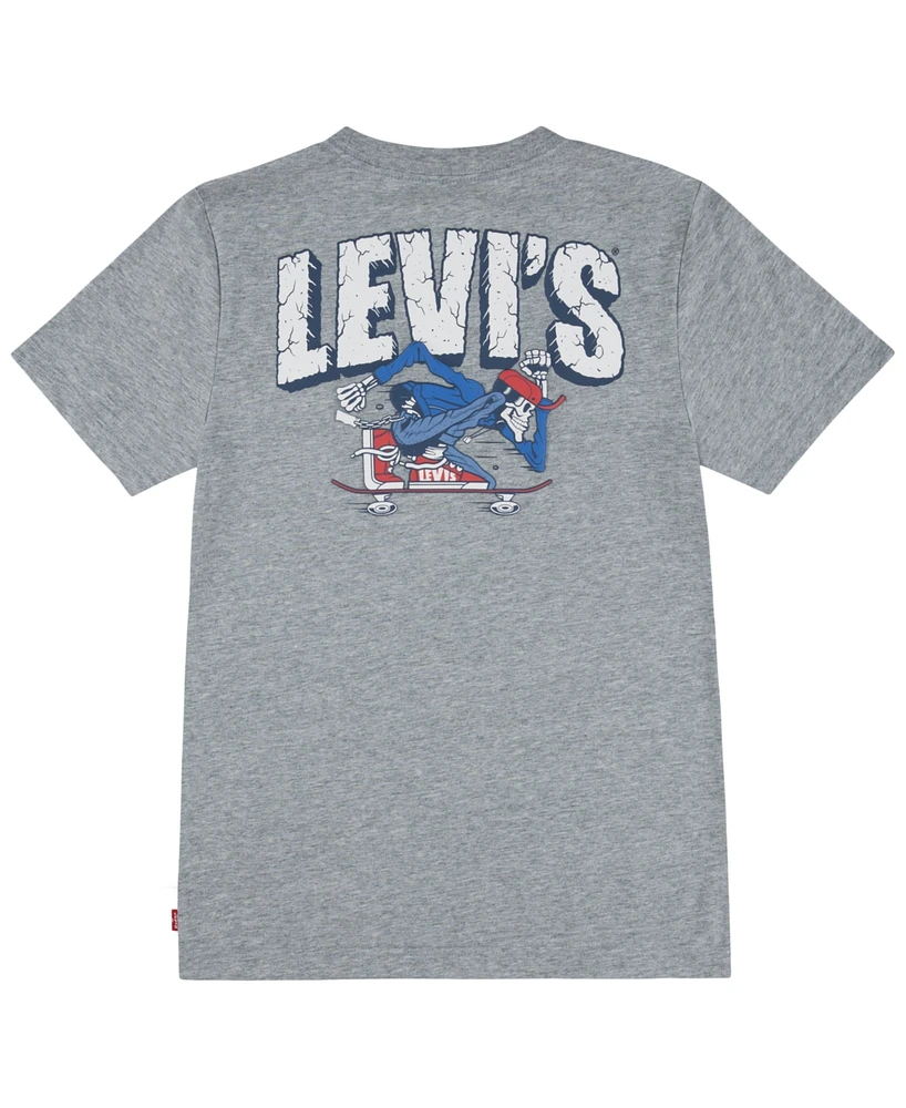Levi's Big Boys Skateboarding Skeleton T-Shirt
