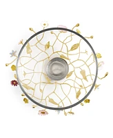 Michael Aram Wildflowers Large Glass Bowl