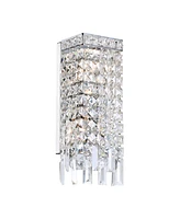 Cwi Lighting 14" Metal Colosseum 2 Light Wall Sconce