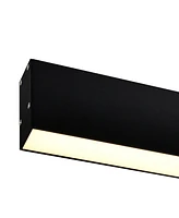 Cwi Lighting 47" Metal Pienza Led Integrated Chandelier