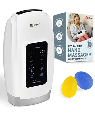 LifePro Legra Hand Massager with Heat & Compression – Finger, Wrist & Palm Relief with 5 Modes – Pressure Point Therapy for Sensitive Ha