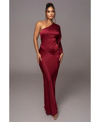 Jluxlabel Women's Femme Drape Maxi Dress