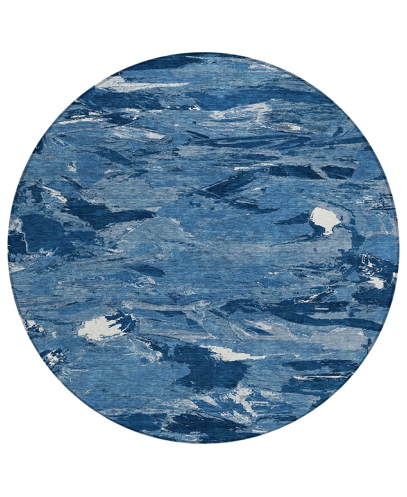 Addison Chantille Machine Washable ACN1349 8'x8' Round Area Rug