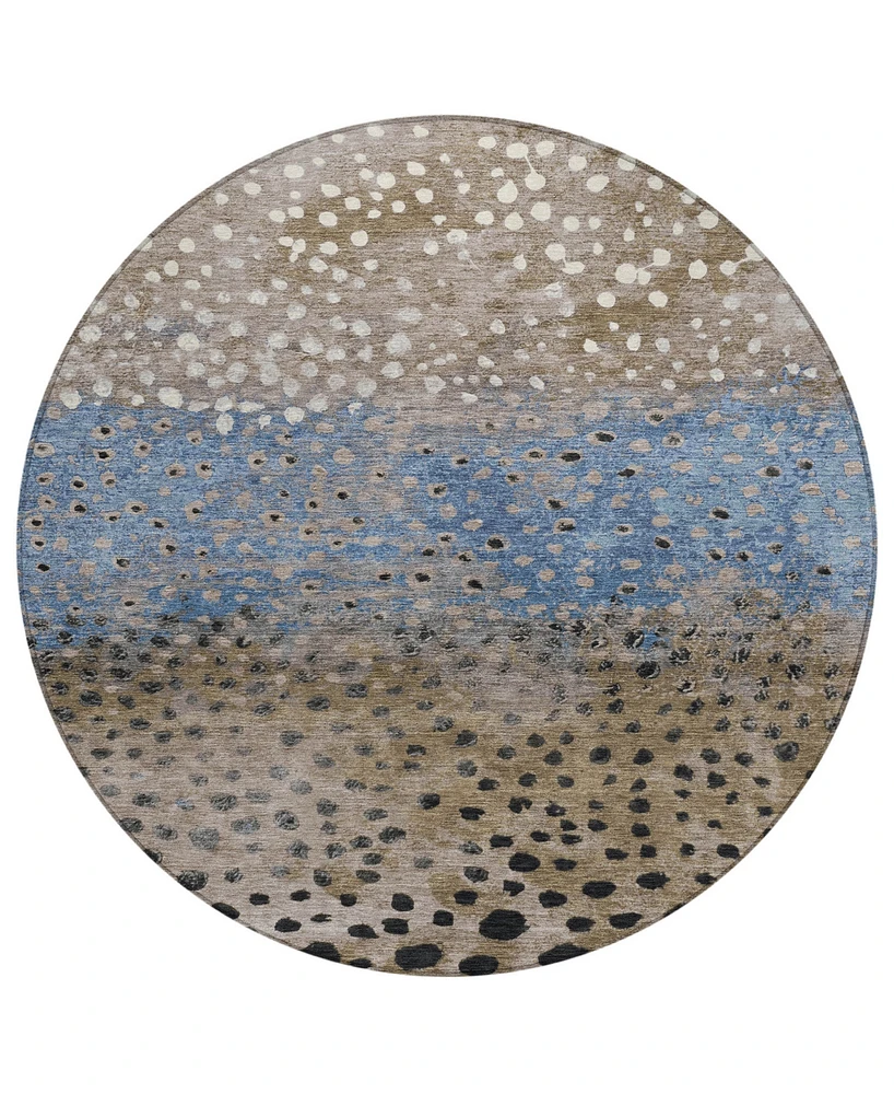 Addison Chantille Machine Washable ACN1369 8'x8' Round Area Rug