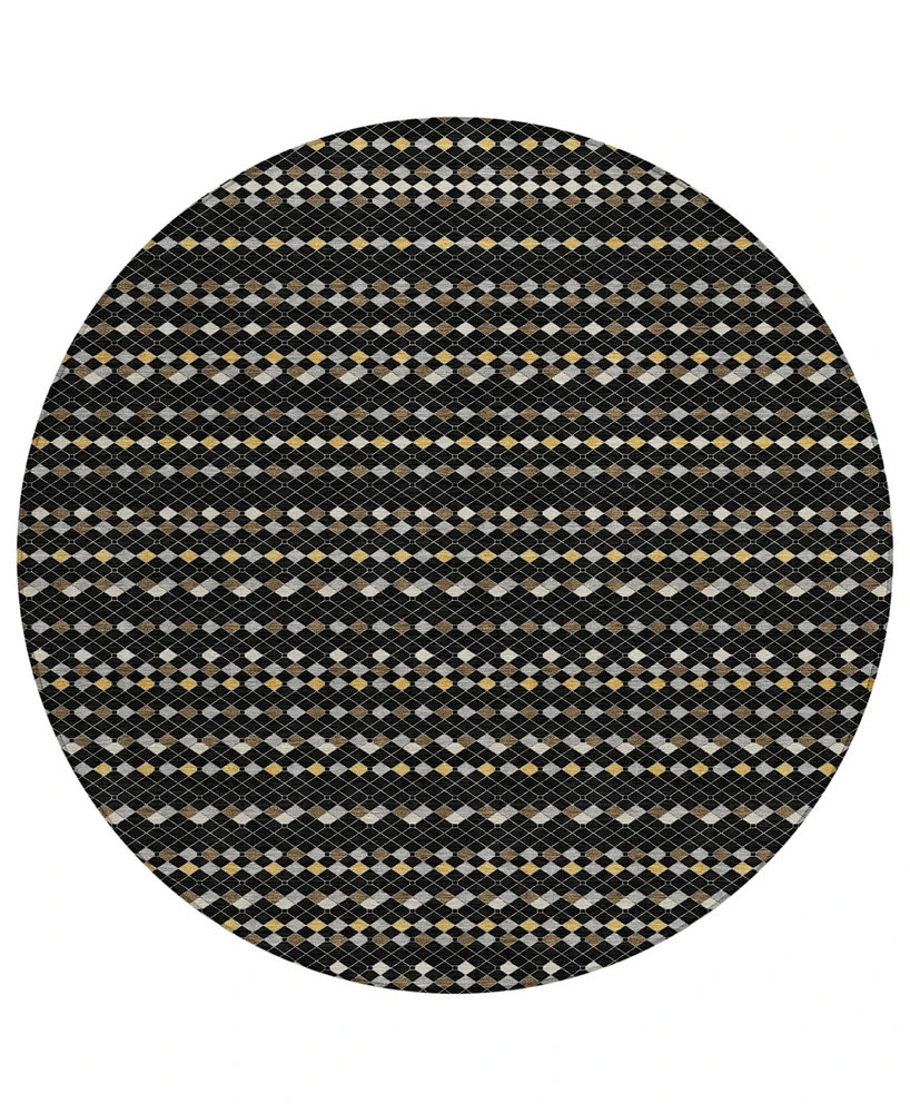 Addison Chantille Machine Washable ACN1409 8'x8' Round Area Rug