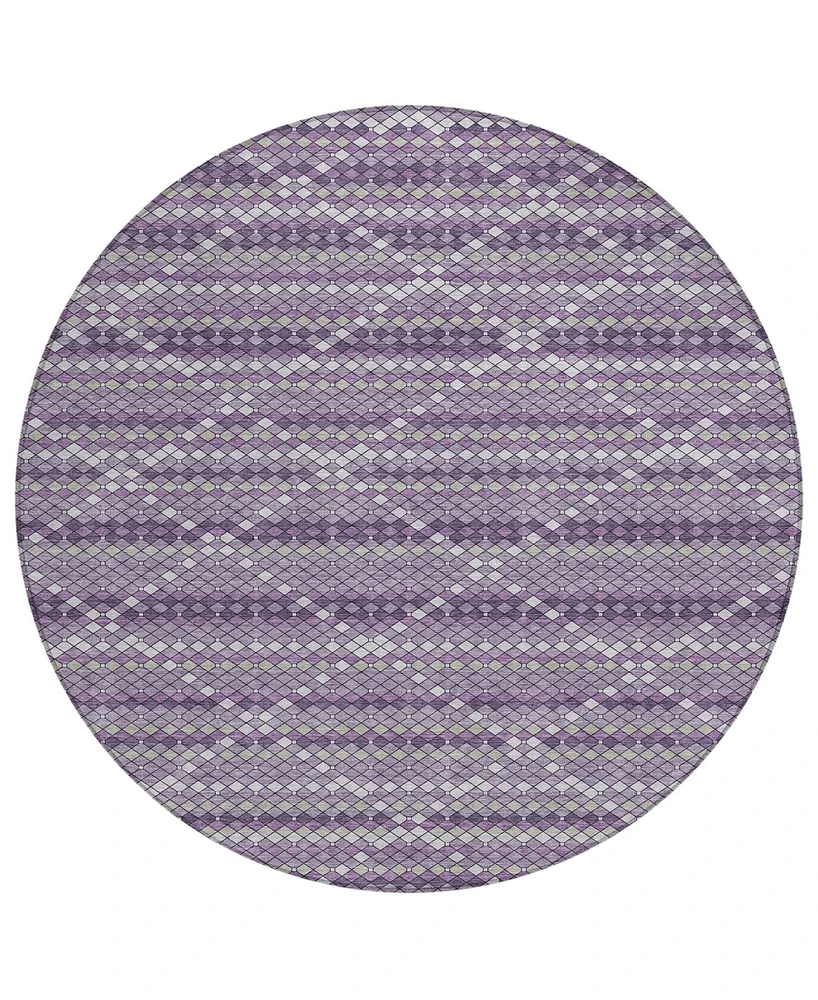 Addison Chantille Machine Washable ACN1439 8'x8' Round Area Rug