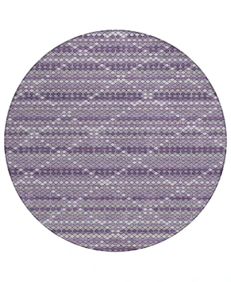 Addison Chantille Machine Washable ACN1439 8'x8' Round Area Rug