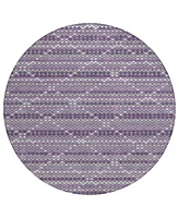 Addison Chantille Machine Washable ACN1439 8'x8' Round Area Rug