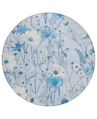 Addison Chantille Machine Washable ACN1503 8'x8' Round Area Rug
