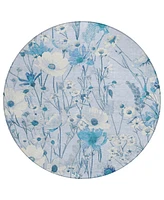 Addison Chantille Machine Washable ACN1503 8'x8' Round Area Rug