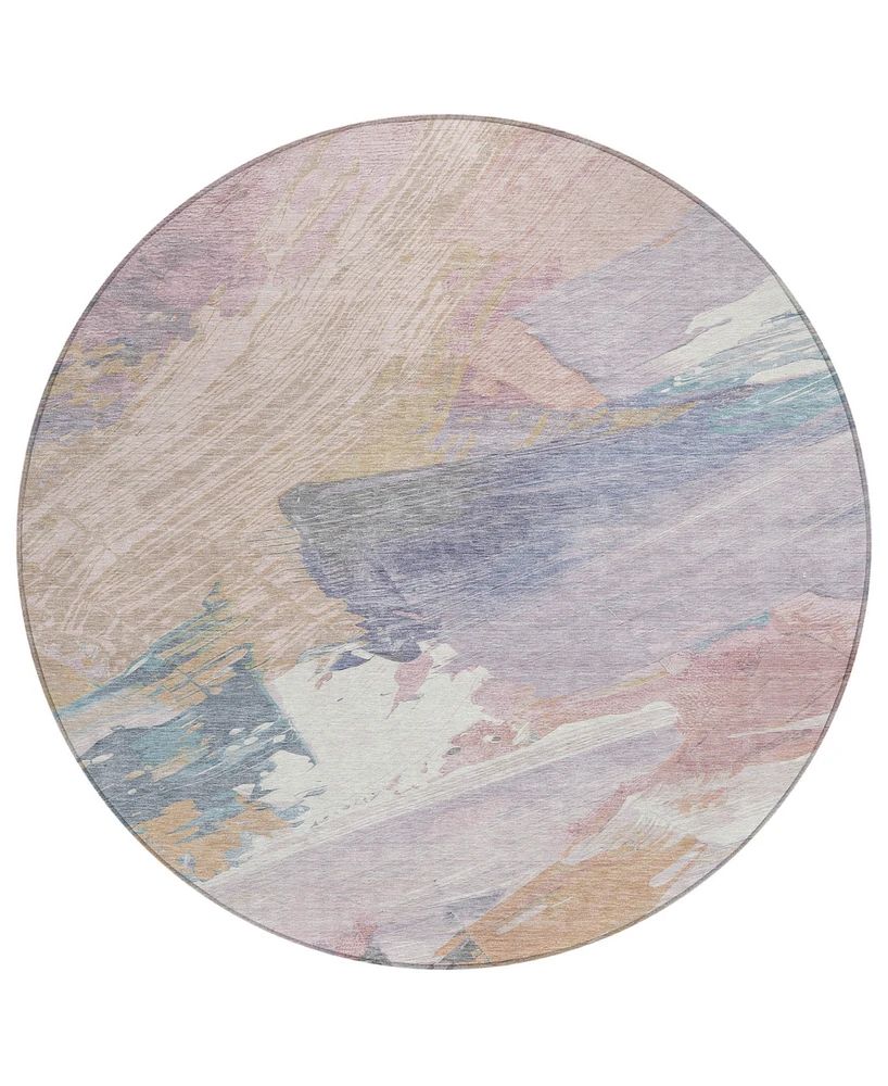 Addison Chantille Machine Washable ACN1513 8'x8' Round Area Rug