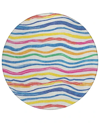 Addison Chantille Machine Washable ACN1583 8'x8' Round Area Rug