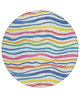 Addison Chantille Machine Washable ACN1583 8'x8' Round Area Rug