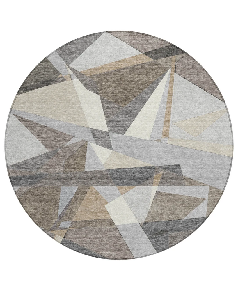 Addison Chantille Machine Washable ACN1613 8'x8' Round Area Rug