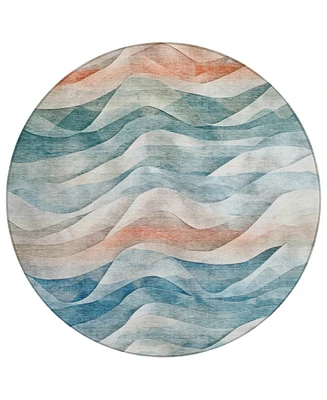 Addison Chantille Machine Washable ACN1623 8'x8' Round Area Rug